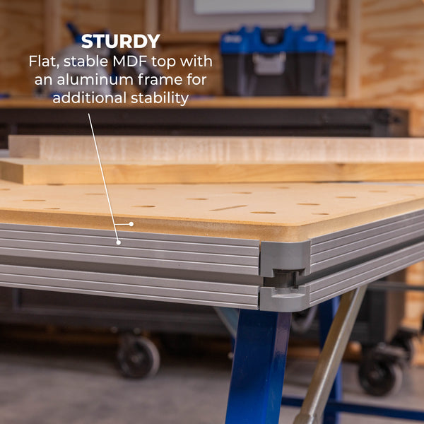 Kreg Adaptive Cutting System Master Kit with Plunge-Cut Track Saw, 62 in. Track & Project Table, 12A, 120V ACSCT3000