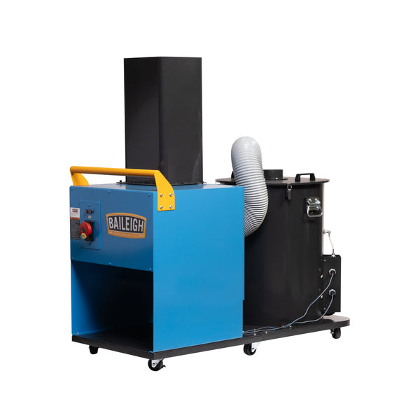 Baileigh MWDC-550H Wet Dust Collector 3100 CFM 5 HP 3-Phase 460V BA1-12451