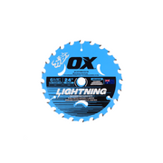Ox Tools Pro Lightning 6-1/2" Circular Saw Blade | 24T & 5/8" Bore OX-LTCTW24-6.5-US