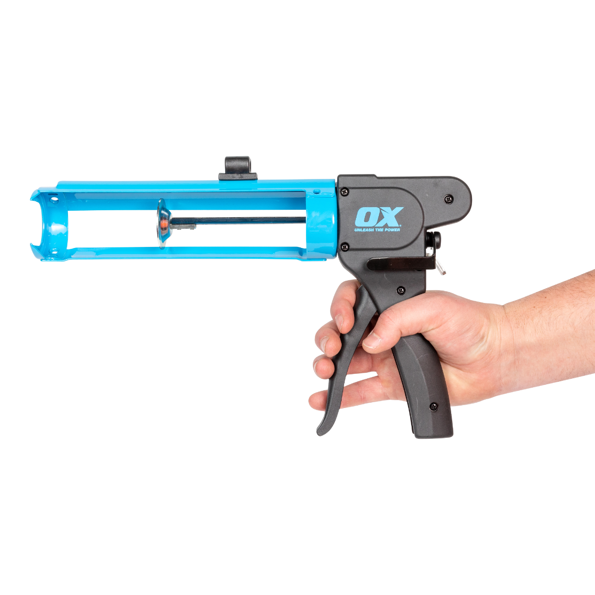 Ox Tools Pro 10 Oz Rodless Caulk Gun | 7:1 Thrust Ratio OX-P044910