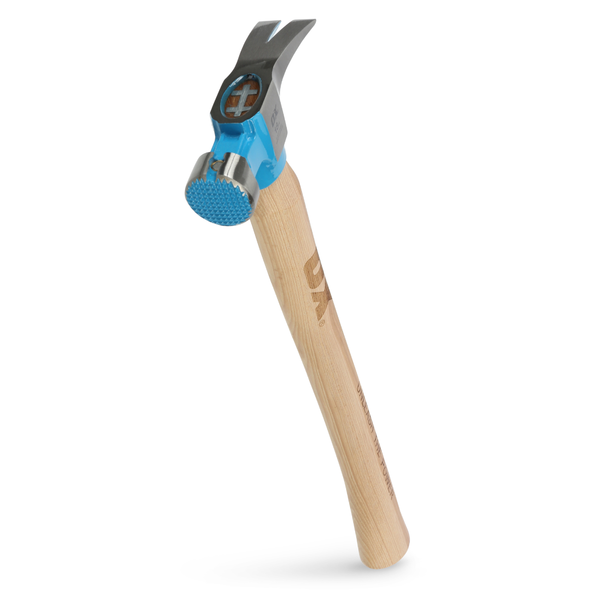 Ox Tools Pro 18 Oz Milled Face Framing Hammer | Curved Hickory Handle OX-P083318