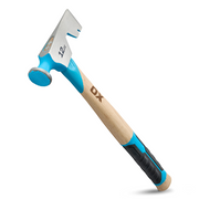Ox Tools Pro 12 Oz Milled Face Drywall Hammer | Straight Hickory Handle w/ TPR Grip OX-P088712
