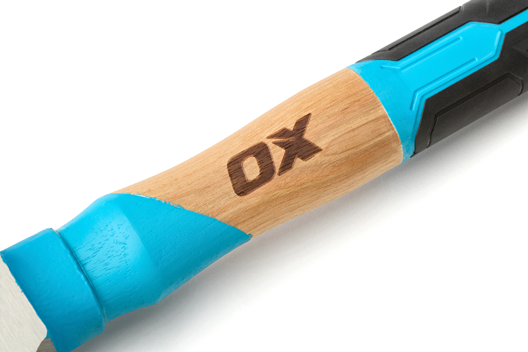 Ox Tools Pro 3 Lbs Club Hammer | Straight Hickory Handle w/ TPR Grip OX-P089403