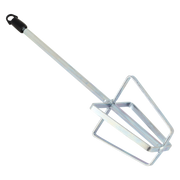 Ox Tools Pro Small Batch Mud Pan Whip Mixer w/ Hex Adapter OX-P121805