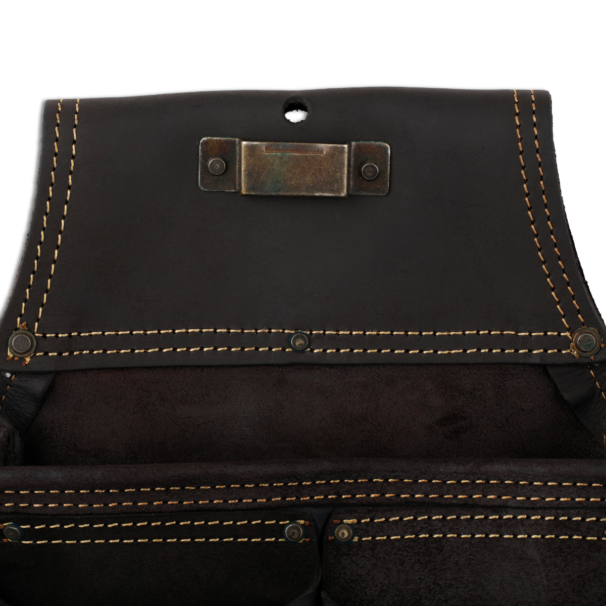 Ox Tools Pro Framer's Tool 3-Pocket Bag | Oil Tanned Leather OX-P263203