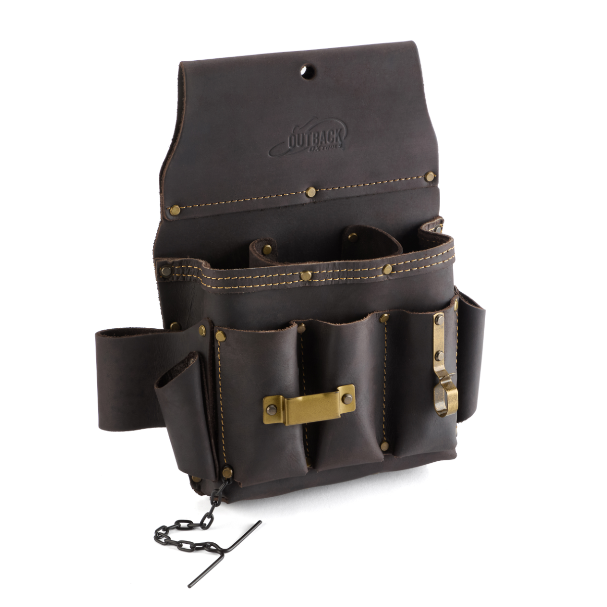 Ox Tools Pro Electrician's Pouch | Oil Tanned Leather OX-P263402