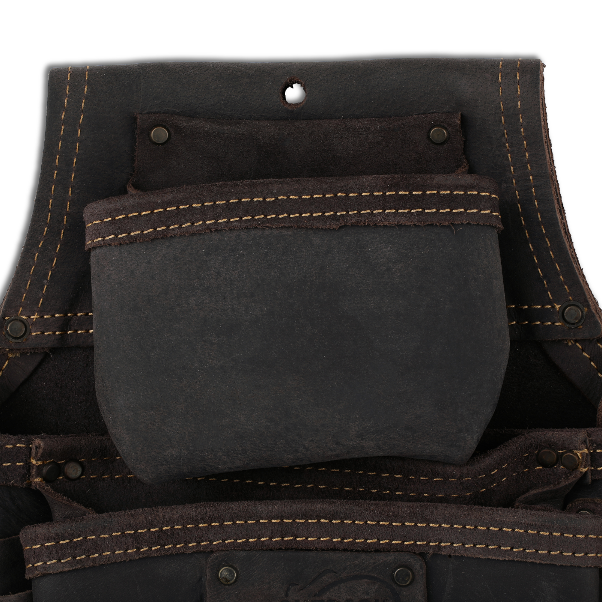 Ox Tools Pro 3-Pocket Fastener Bag | Oil Tanned Leather OX-P263503