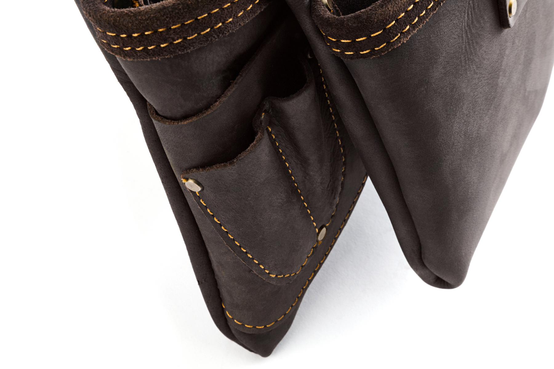 Ox Tools Pro 3-Pocket Fastener Bag | Oil Tanned Leather OX-P263503