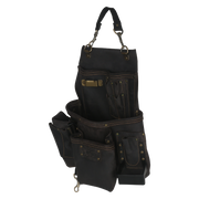 Ox Tools Pro 14 Pocket Pouch with Air Gun Holder | Oil Tanned Leather OX-P263514