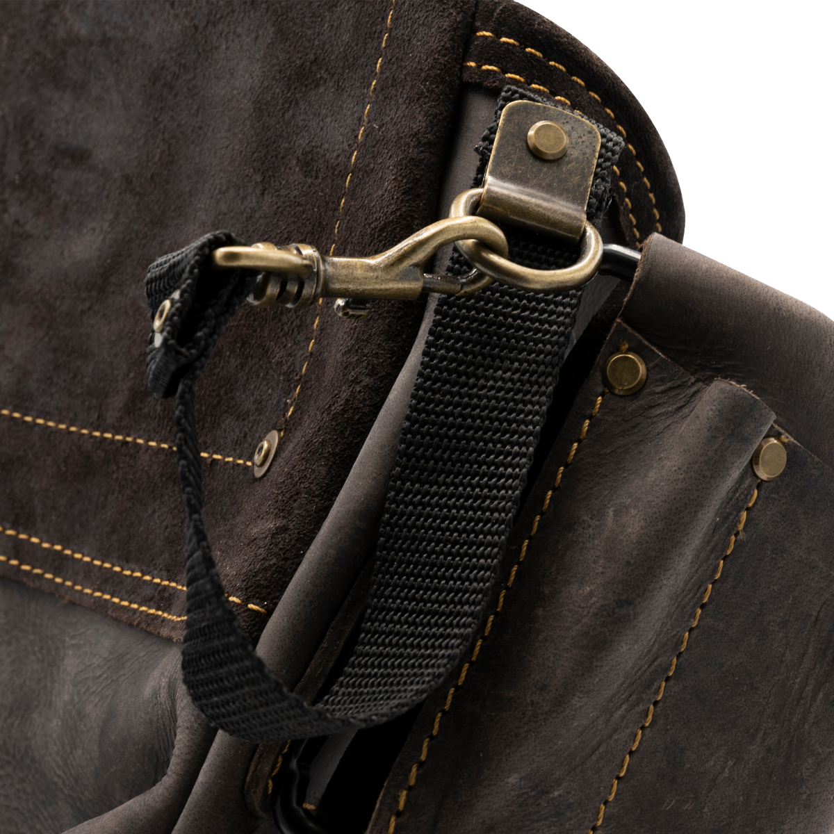 Ox Tools Pro 14 Pocket Pouch with Air Gun Holder | Oil Tanned Leather OX-P263514