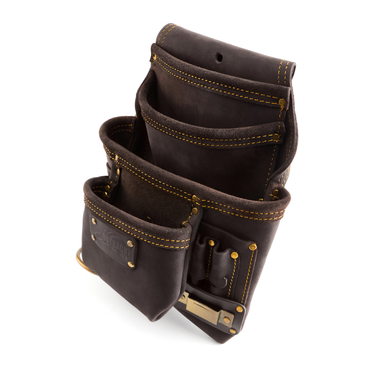 Ox Tools Pro 10-Pocket Tool/Fastener Pouch | Oil Tanned Leather OX-P263701