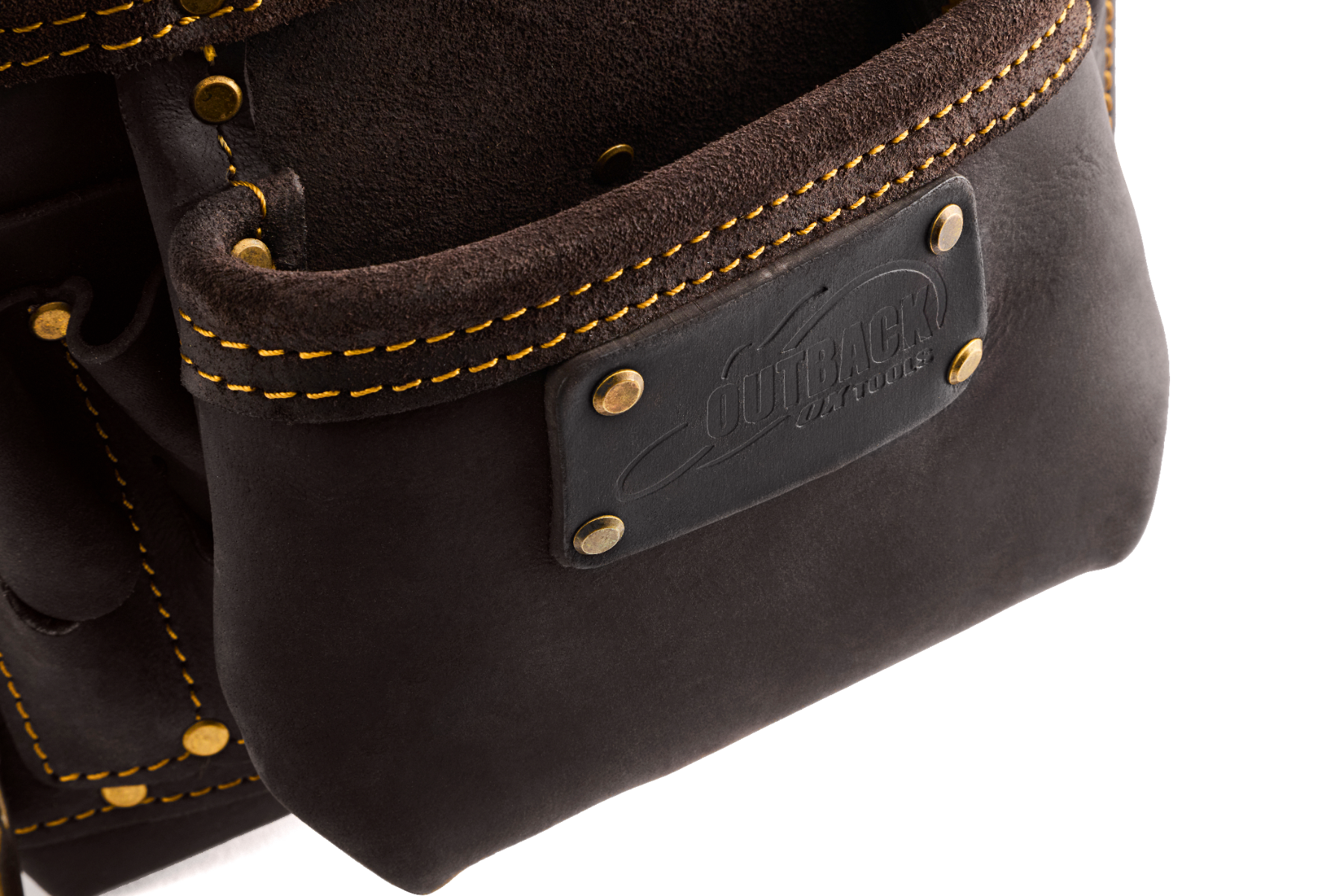 Ox Tools Pro 10-Pocket Tool/Fastener Pouch | Oil Tanned Leather OX-P263701