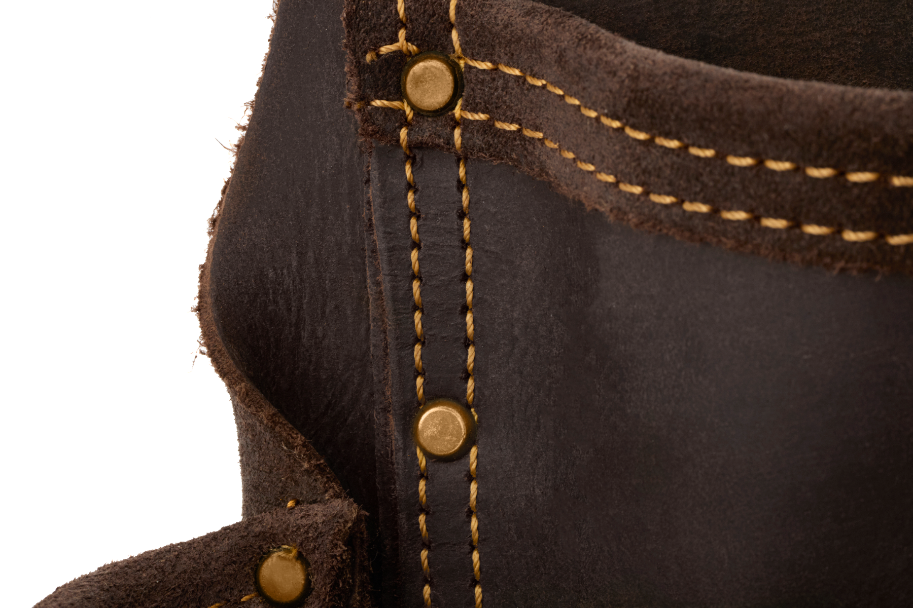 Ox Tools Pro 4 Pocket Pouch with Dual Hammer Holders | Oil Tanned Leather OX-P263701D