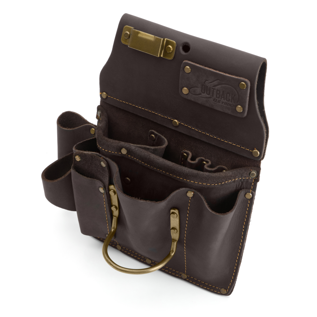 Ox Tools Pro Right Handed Drywaller's Tool Pouch | Oil Tanned Leather OX-P263801
