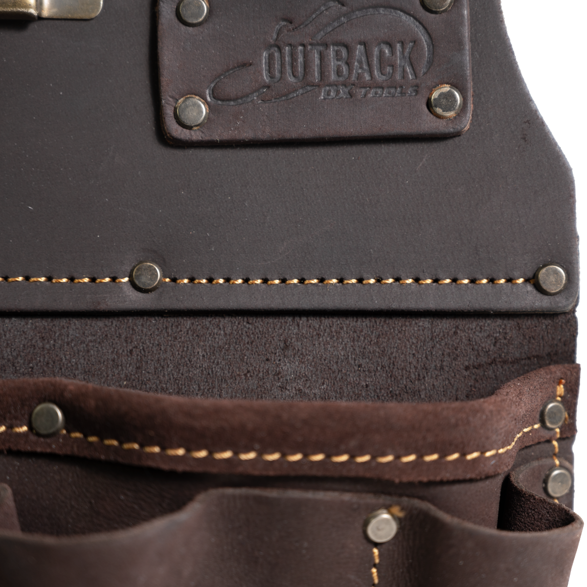Ox Tools Pro Right Handed Drywaller's Tool Pouch | Oil Tanned Leather OX-P263801