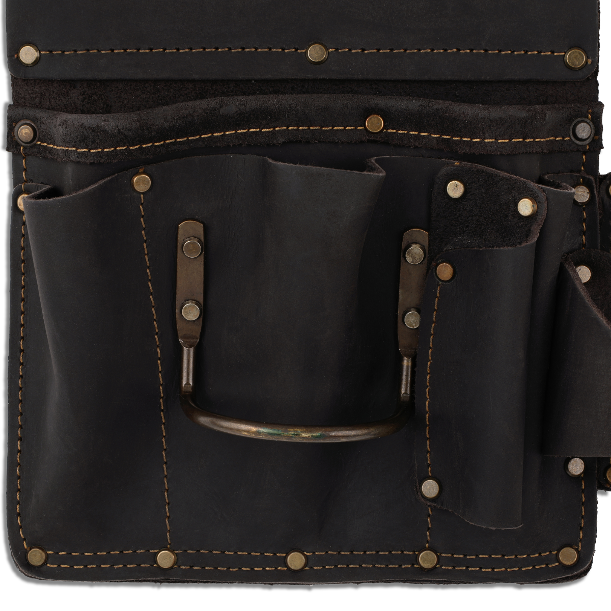 Ox Tools Pro Left Handed Drywaller's Tool Pouch | Oil Tanned Leather OX-P263801LH