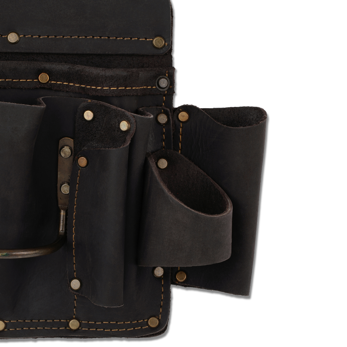 Ox Tools Pro Left Handed Drywaller's Tool Pouch | Oil Tanned Leather OX-P263801LH