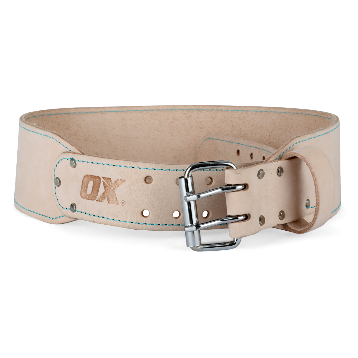 Ox Tools Pro 3" Tool Belt | Large 35"-46" | White Leather OX-P266934
