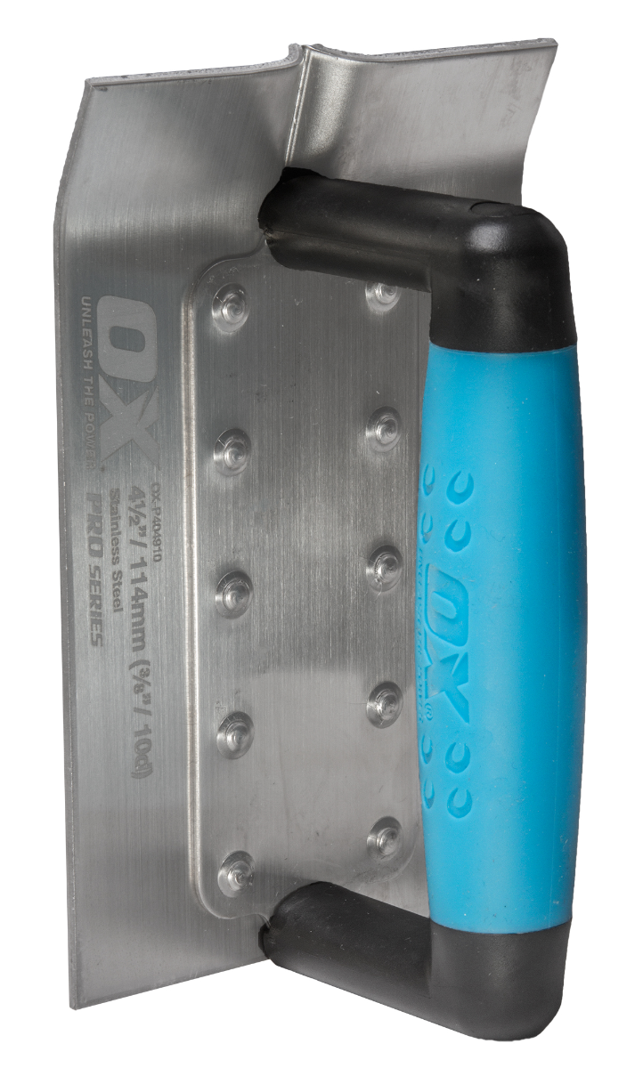 Ox Tools Pro 4-1/2" x 7" SST Medium Groover | 3/8" Deep x 5/16" Wide OX-P404910