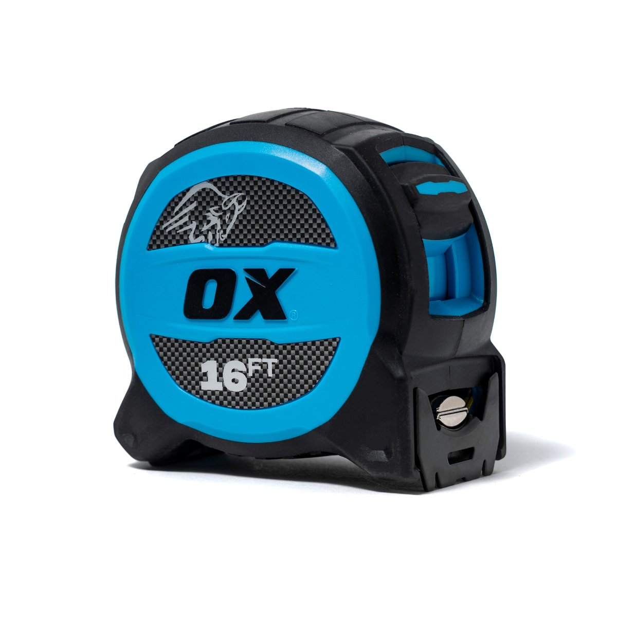 Ox Tools Pro 16' Tuff Blade Tape Measure - Magnetic Dual Hook & 1-1/4" Wide Blade OX-P506016