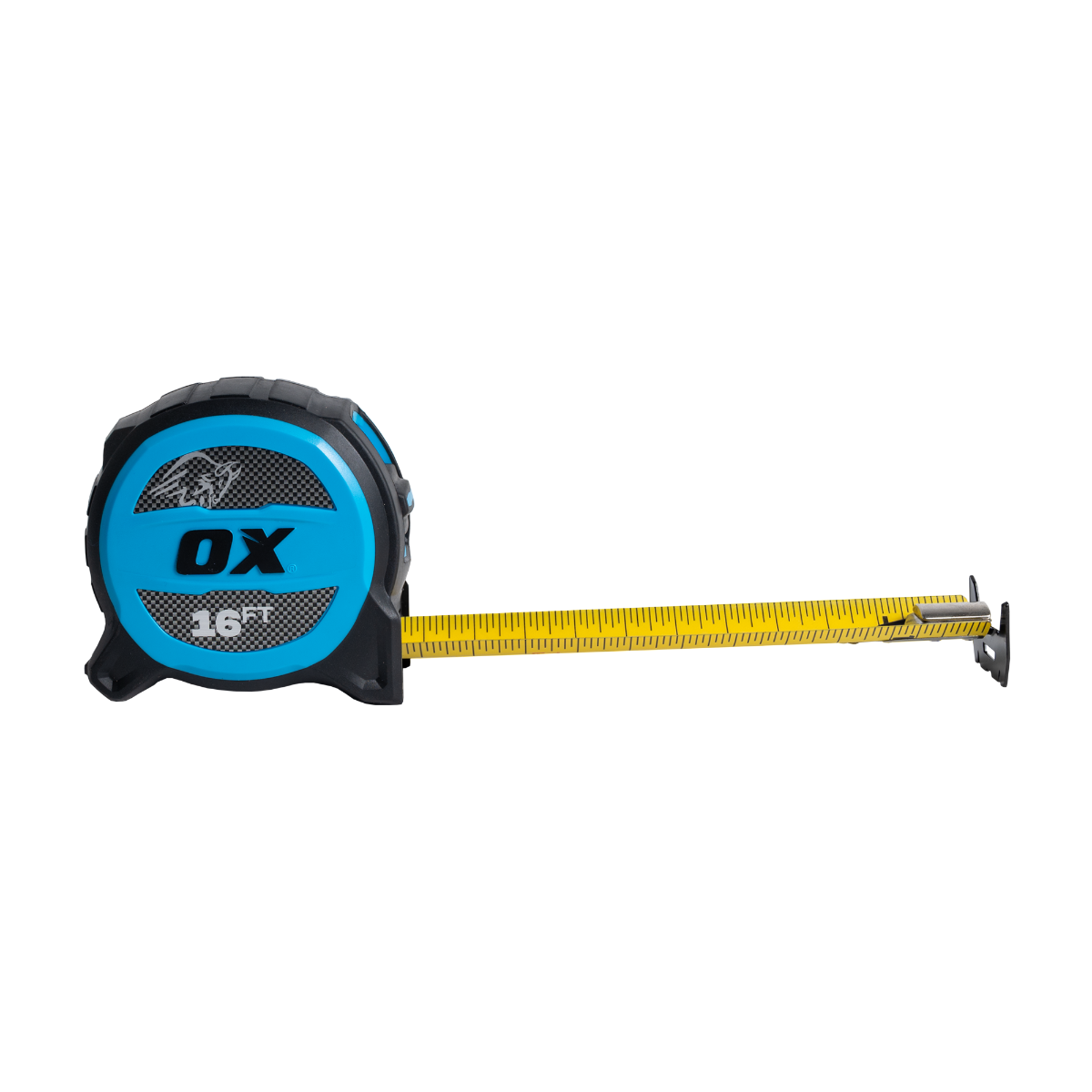Ox Tools Pro 16' Tuff Blade Tape Measure - Magnetic Dual Hook & 1-1/4" Wide Blade OX-P506016