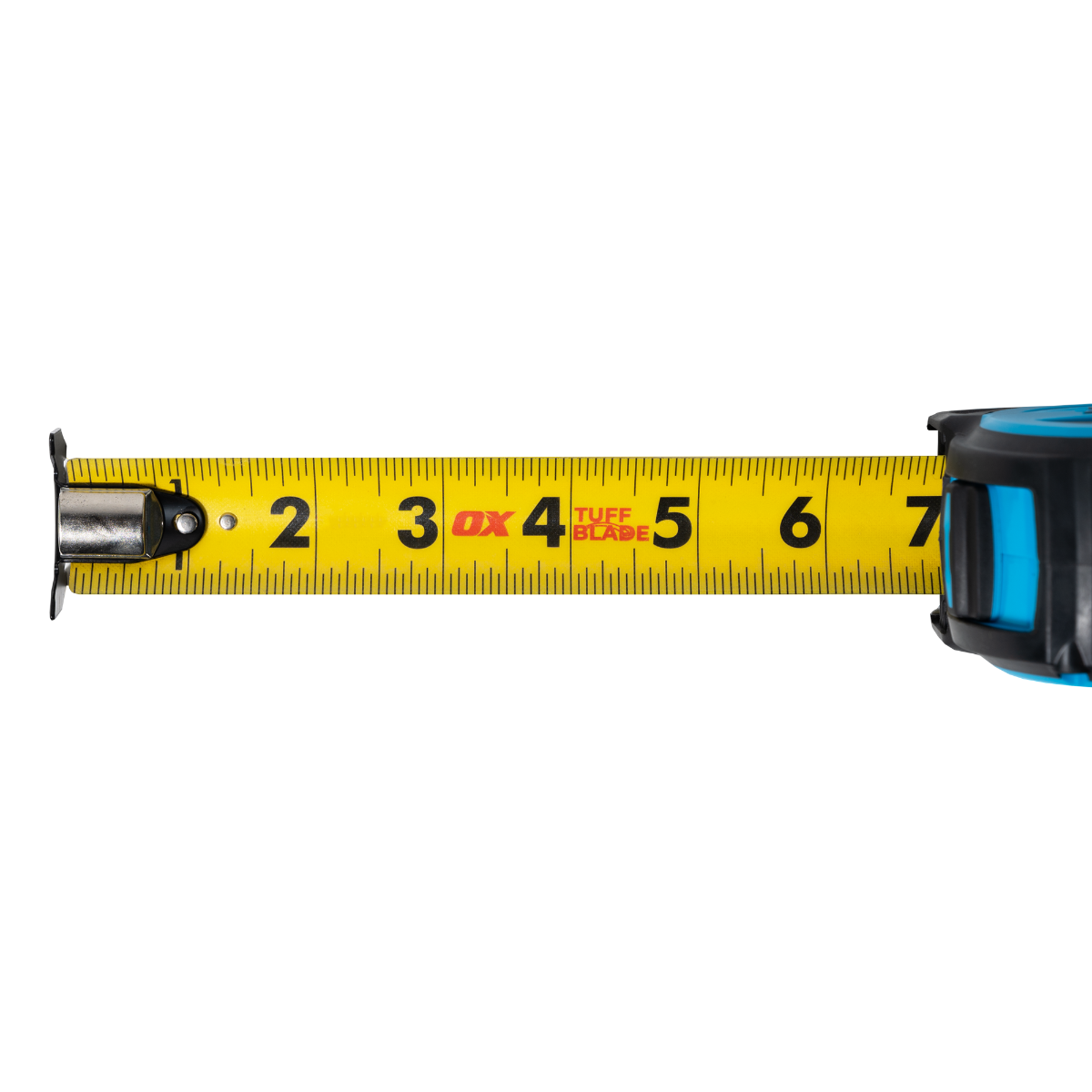 Ox Tools Pro 25' Tuff Blade Tape Measure - Magnetic Dual Hook & 1-1/4" Wide Blade OX-P506025