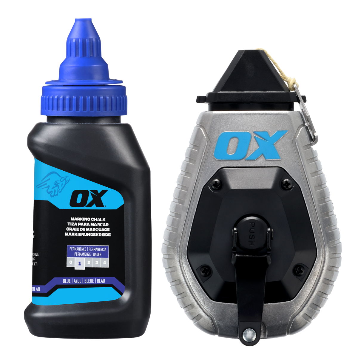 Ox Tools Pro 100' Aluminum Chalk Reel Value Pack - Kevlar Bold Line / 6:1 Gear Ratio OX-P630701