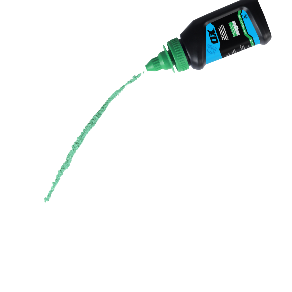 Ox Tools 8 Oz Hi-Visibility Green Marking Chalk - Permanence 2 OX-P630804