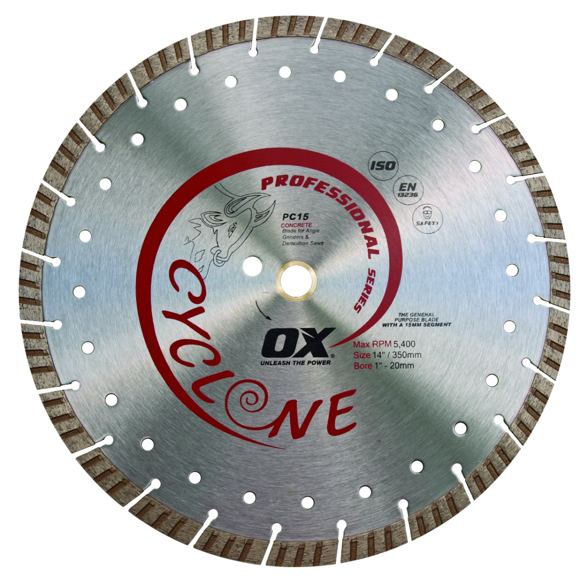 Ox Tools Pro 14" Concrete Diamond Blade OX-PC15-14