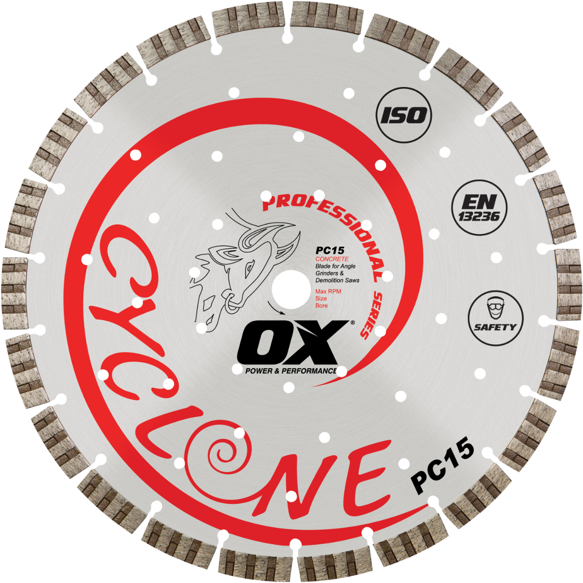 Ox Tools Pro 5" Concrete Diamond Blade OX-PC15-5