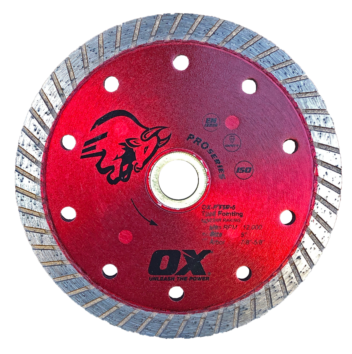Ox Tools Pro 5" Sandwich Double Turbo Tuck Pointing Diamond Blade OX-PTTP-5