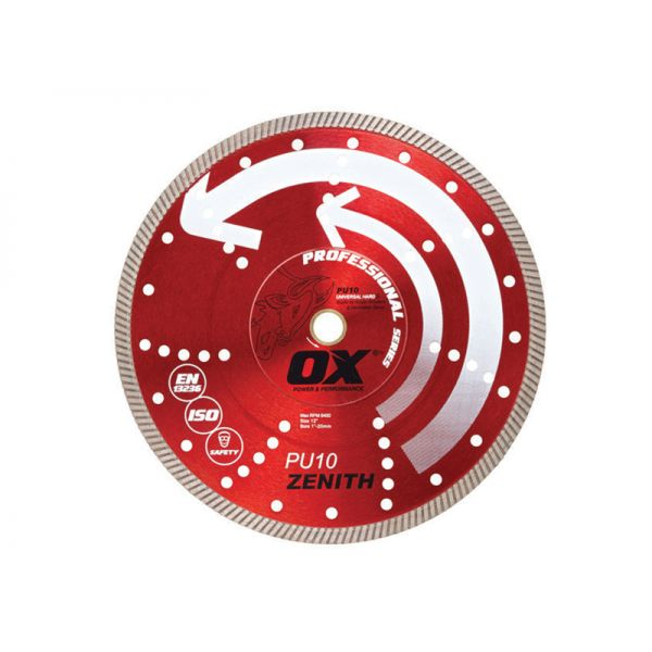 Ox Tools Pro 12" Universal Diamond Blade OX-PU10-12