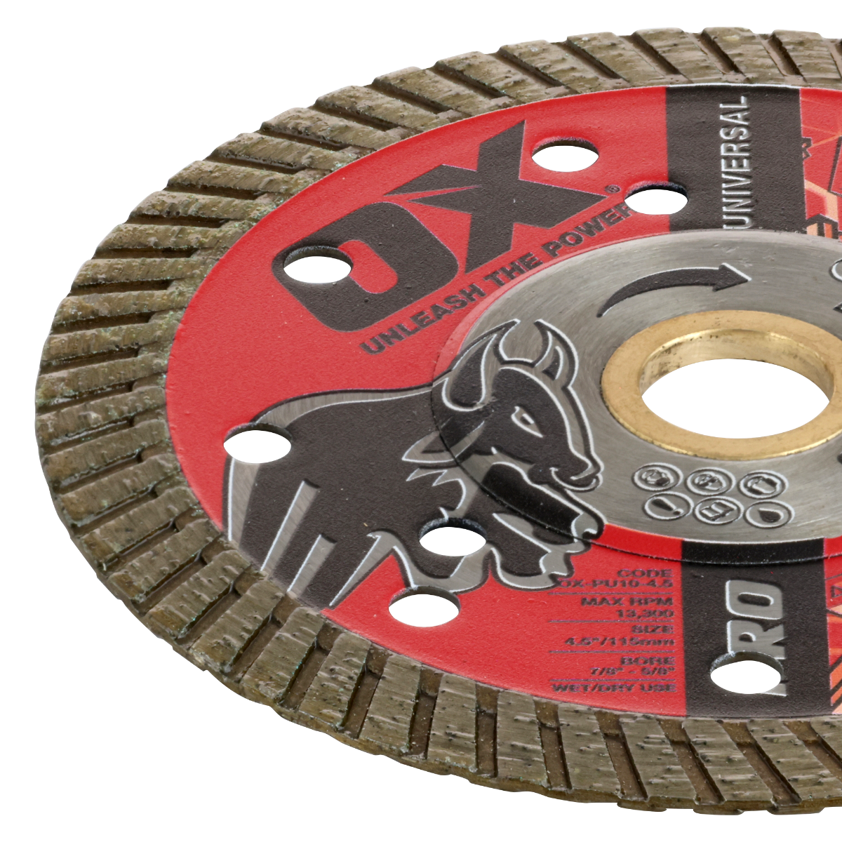 Ox Tools Pro 4-1/2" Universal Diamond Blade OX-PU10-4.5