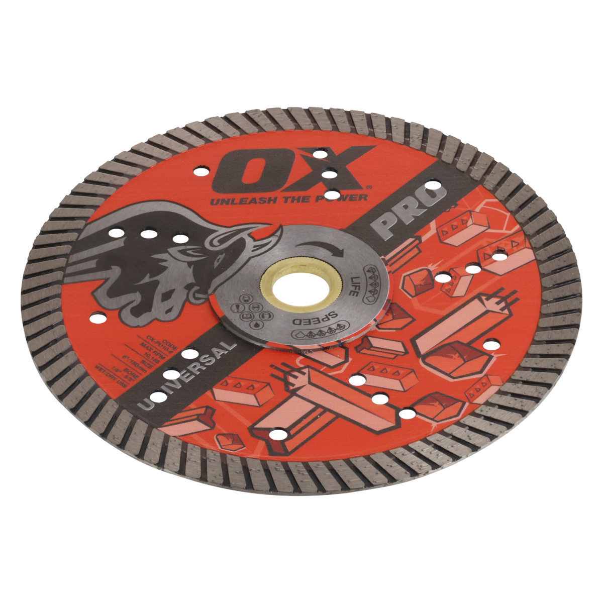 Ox Tools Pro 6" Universal Diamond Blade OX-PU10-6