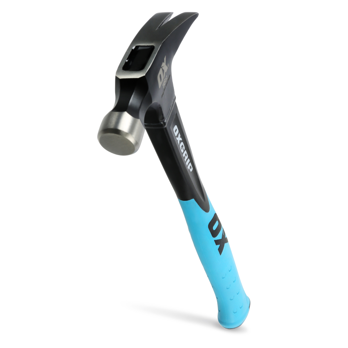 Ox Tools Trade 16 Oz Fiberglass Handle Straight Claw Hammer OX-T086016