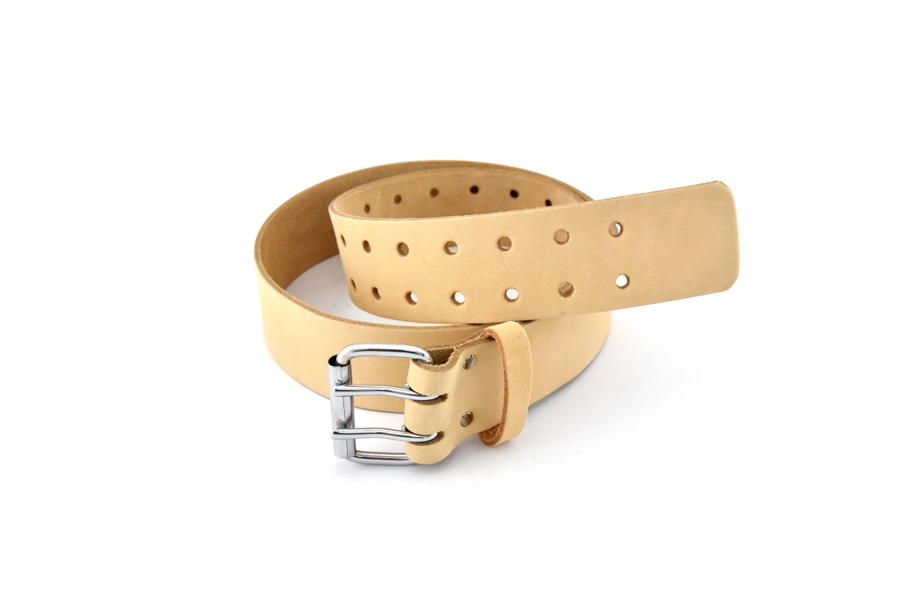 Ox Tools Trade 2" Tool Belt | Large 29"-46" | Natural Top Grain Leather OX-T263313