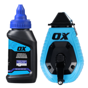 Ox Tools Trade 100' ABS Chalk Reel Value Pack - Standard Fine Line / 3:1 Gear Ratio OX-T630601