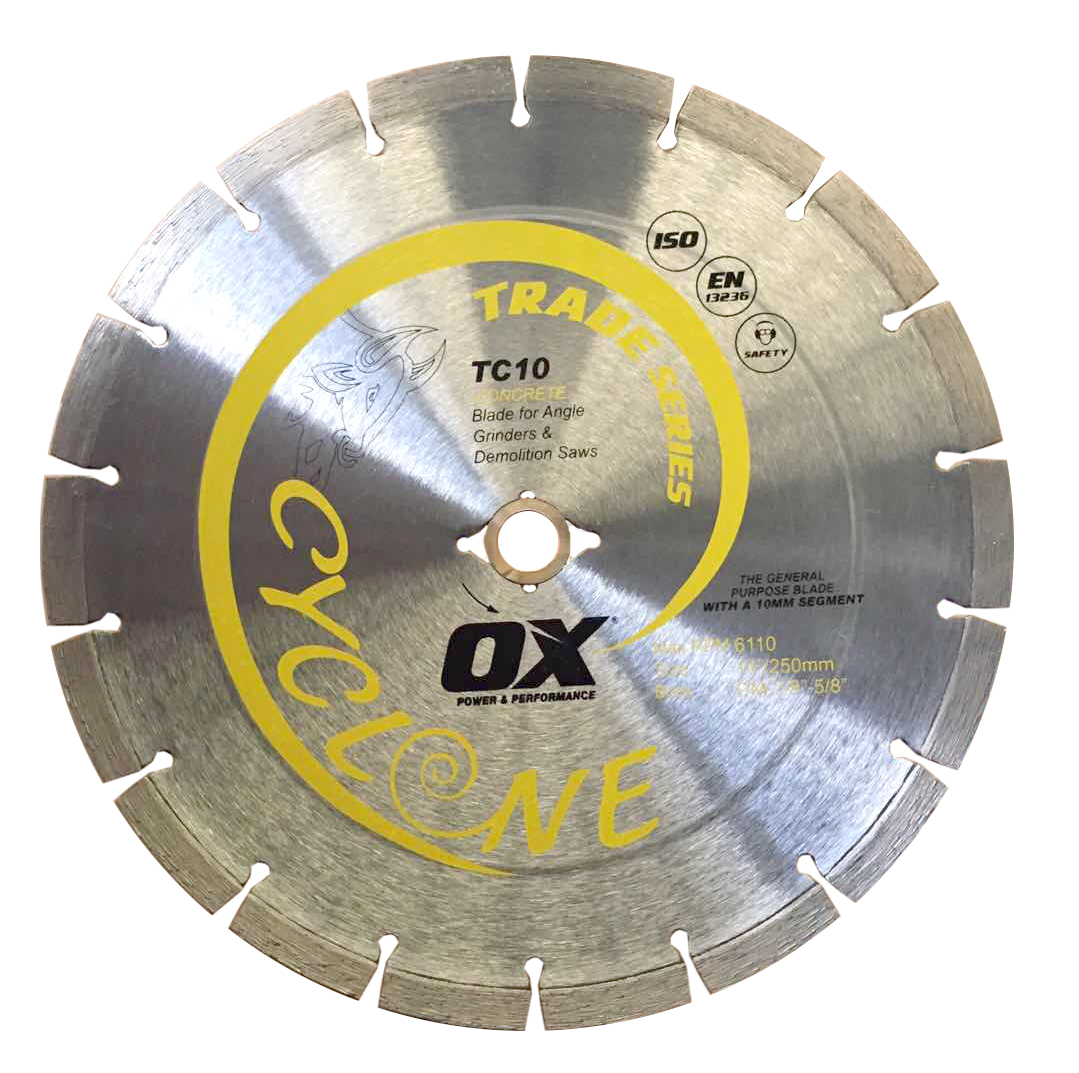 Ox Tools Trade 10" General Purpose / Concrete Diamond Blade OX-TC10-10