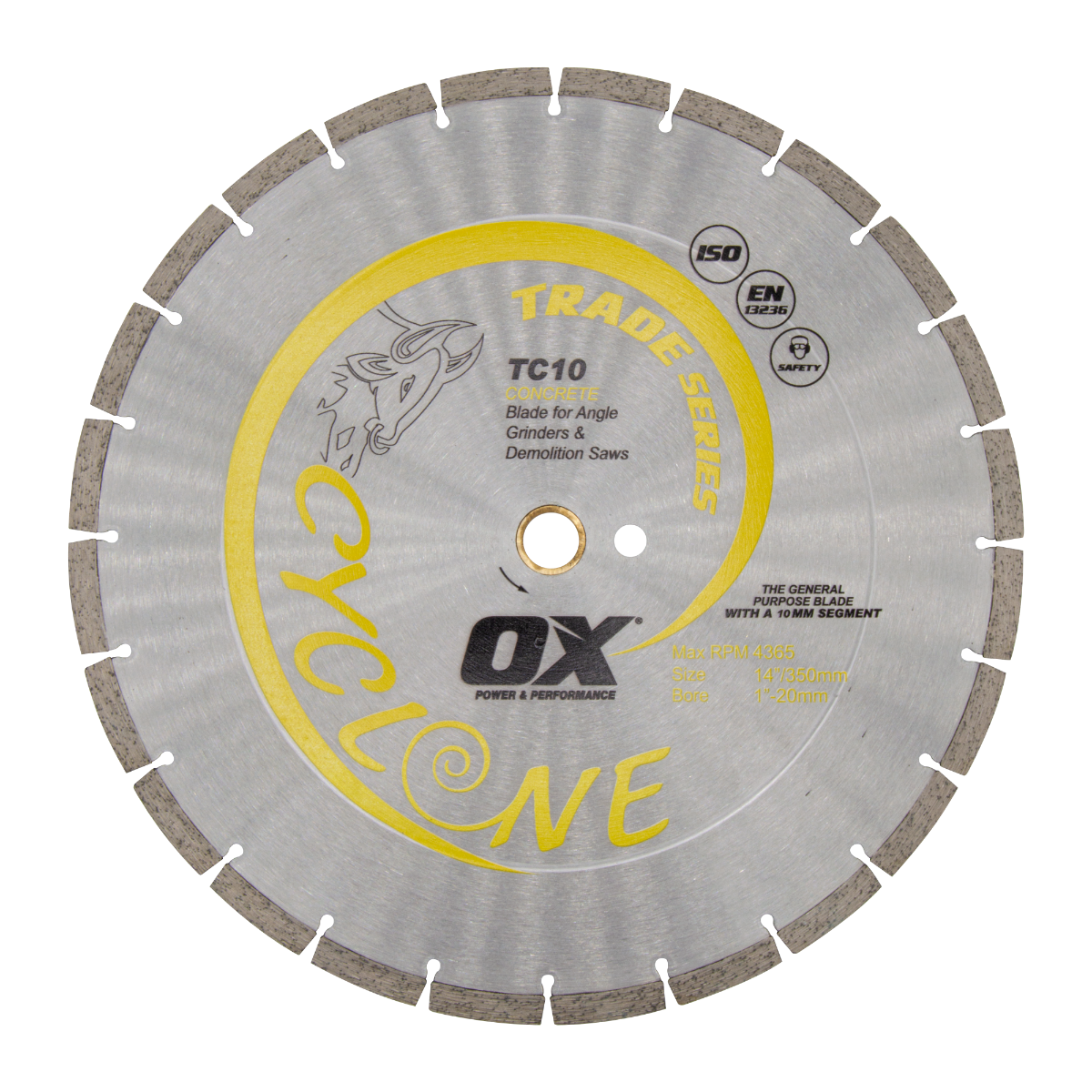 Ox Tools Trade 14" General Purpose / Concrete Diamond Blade OX-TC10-14