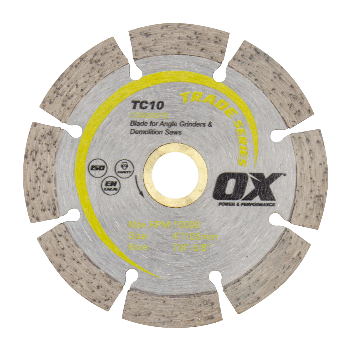 Ox Tools Trade 4" General Purpose / Concrete Diamond Blade OX-TC10-4