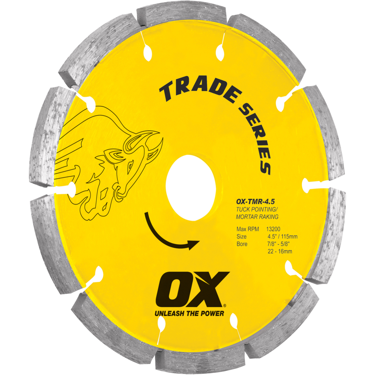 Ox Tools Trade 4" Tuck Pointing Diamond Blade OX-TMR-4