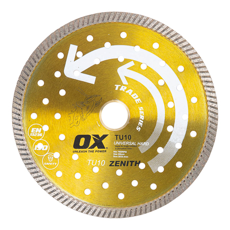 Ox Tools Trade 8" Turbo Universal/Hard Diamond Blade OX-TU10-8