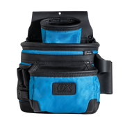 Ox Tools Ultimate 3-Pocket Fastener Pouch | Leather & Nylon w/ Kevlar Reinforcement OX-U268504