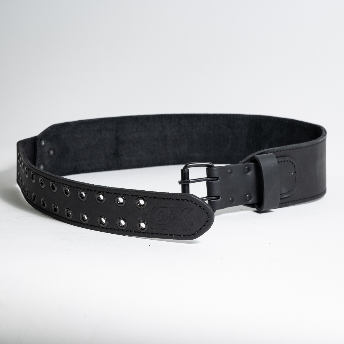 Ox Tools Ultimate 3" Tool Belt | Small/Medium 29"-40" | Leather & Nylon w/ Kevlar Reinforcement OX-U268701