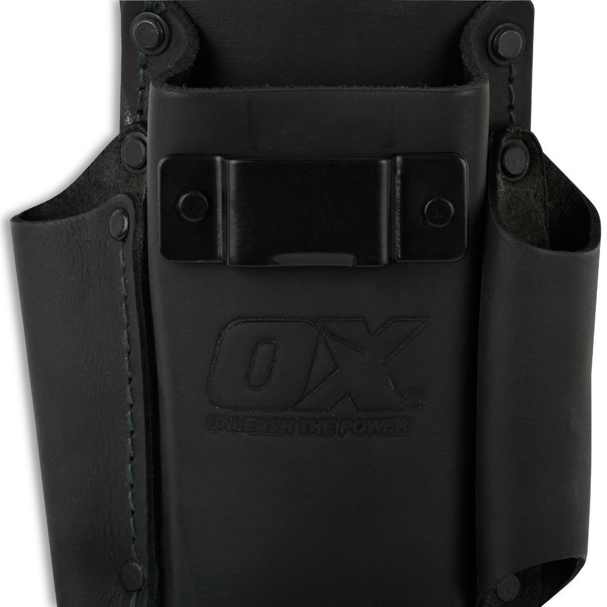 Ox Tools Ultimate Tape Measure / Knife / Pencil Holder | Leather & Nylon w/ Kevlar Reinforcement OX-U268801