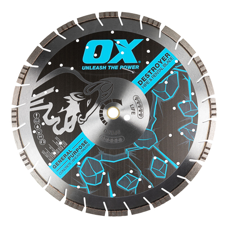 Ox Tools Ultimate 16" OXTreme Multi-Cut Diamond Blade OX-UDH10-16