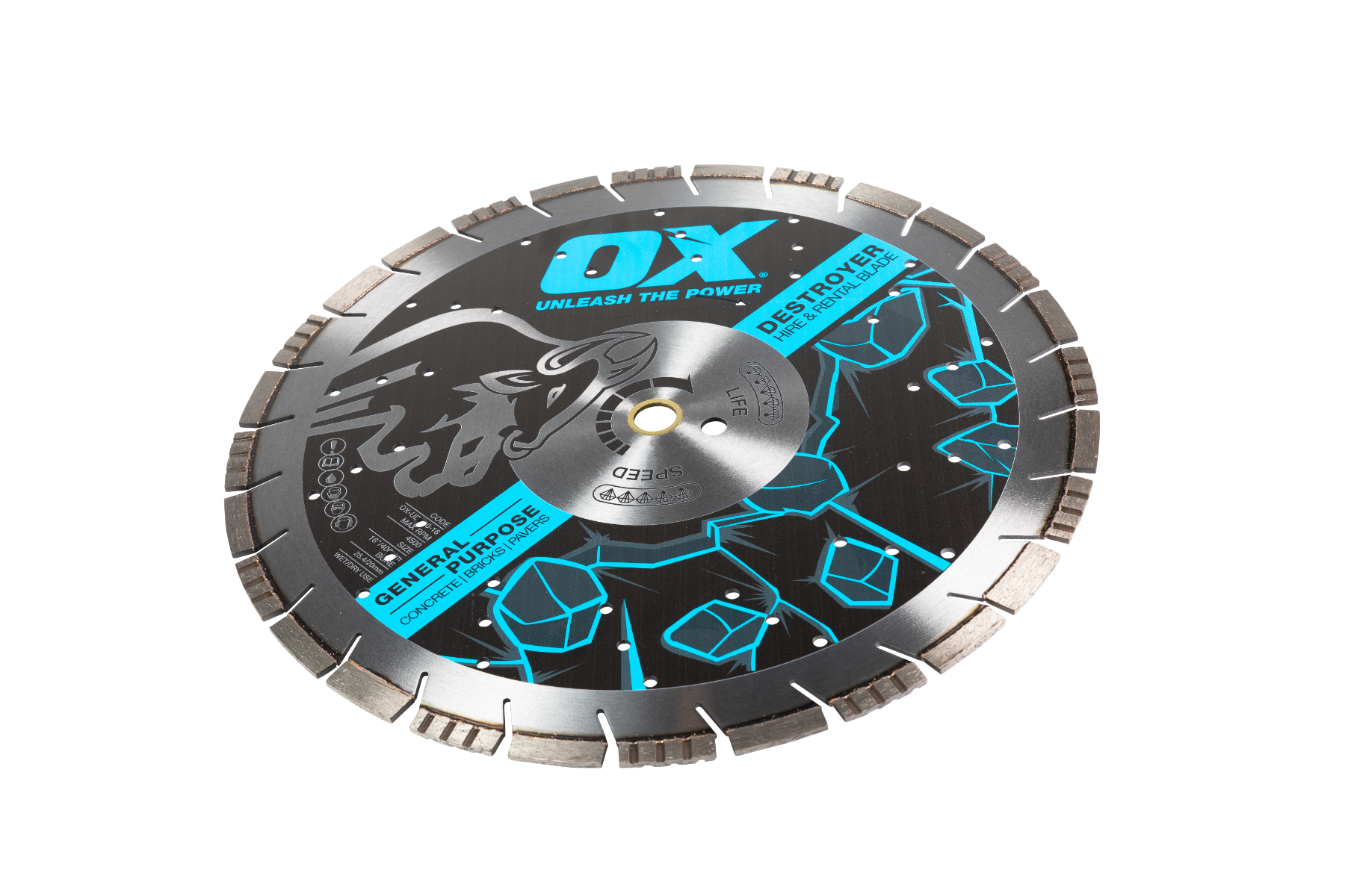 Ox Tools Ultimate 16" OXTreme Multi-Cut Diamond Blade OX-UDH10-16