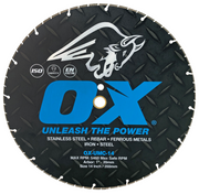 Ox Tools Ultimate 12" Metal Cutting Vacuum Brazed Diamond Blade OX-UMC-12