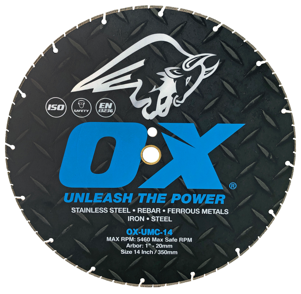 Ox Tools Ultimate 12" Metal Cutting Vacuum Brazed Diamond Blade OX-UMC-12