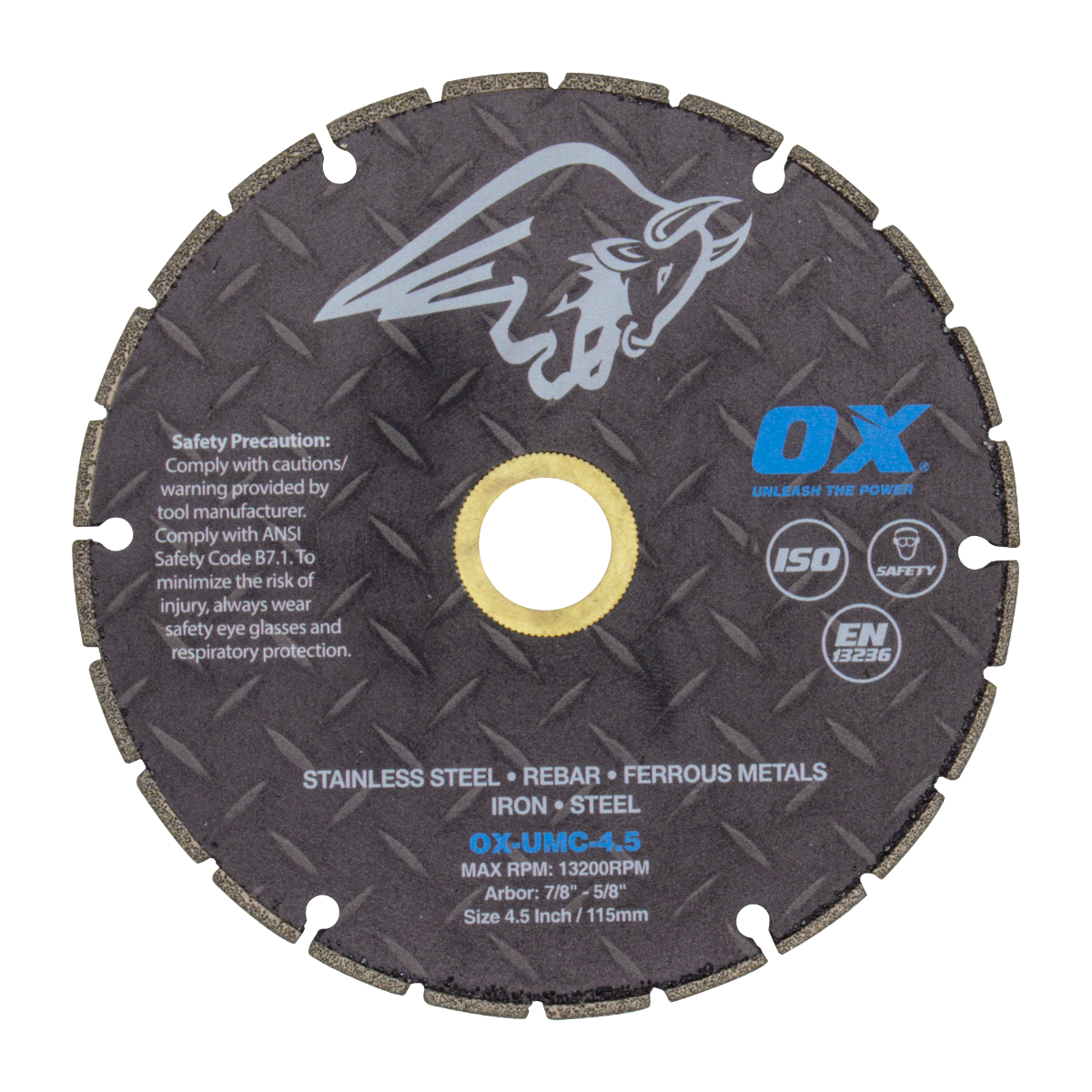 Ox Tools Ultimate 4-1/2" Metal Cutting Vacuum Brazed Diamond Blade OX-UMC-4.5